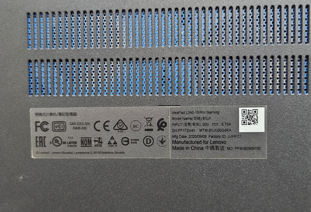 Ноутбук Lenovo IdeaPad I340