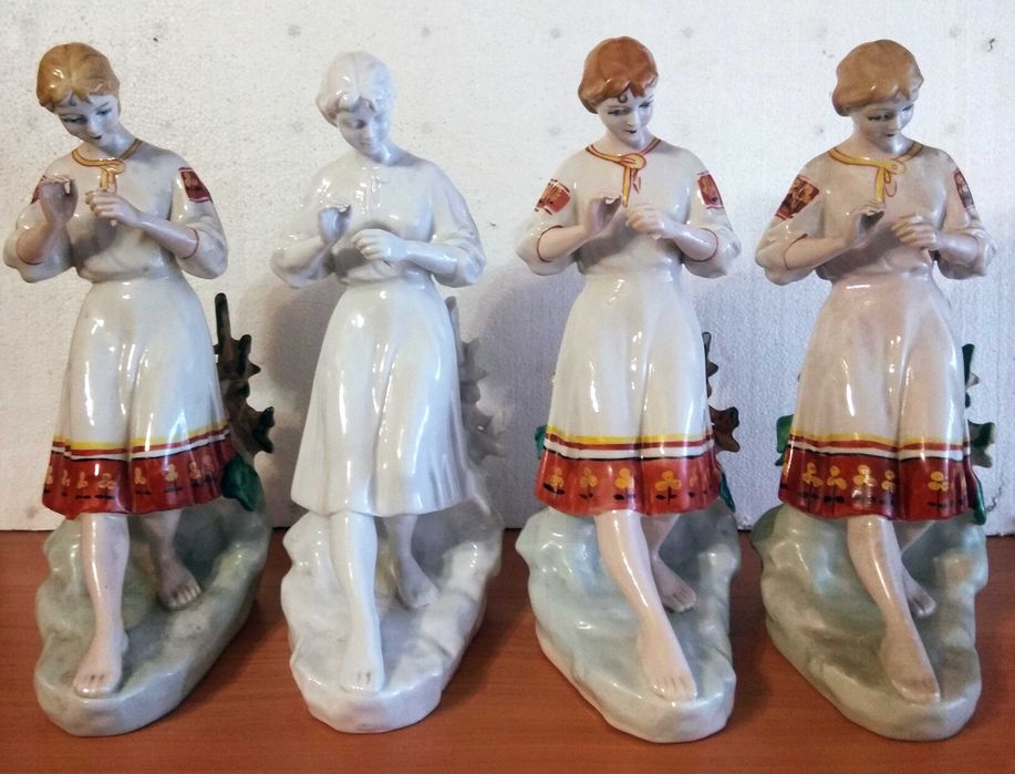 Порцелянові статуетки Полонського заводу художньої кераміки