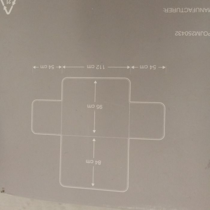 Narzuta na 2 os. sofę 220x179