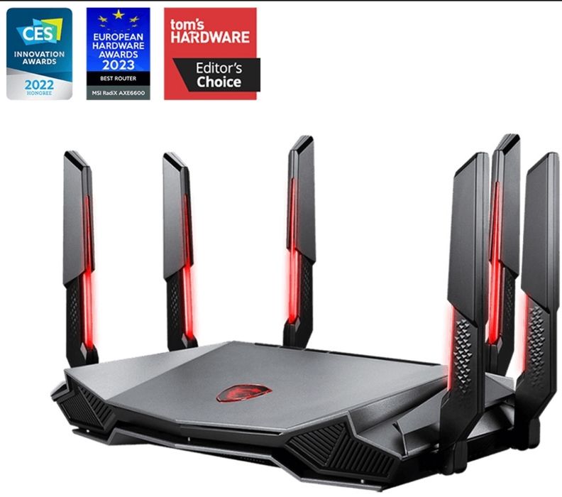 Новий топовий модем Msi radix axe6600 wifi роутер router вайфай интерн