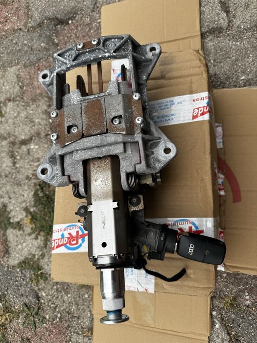Coluna Direção Audi A4 B6 + Canhão e Chave