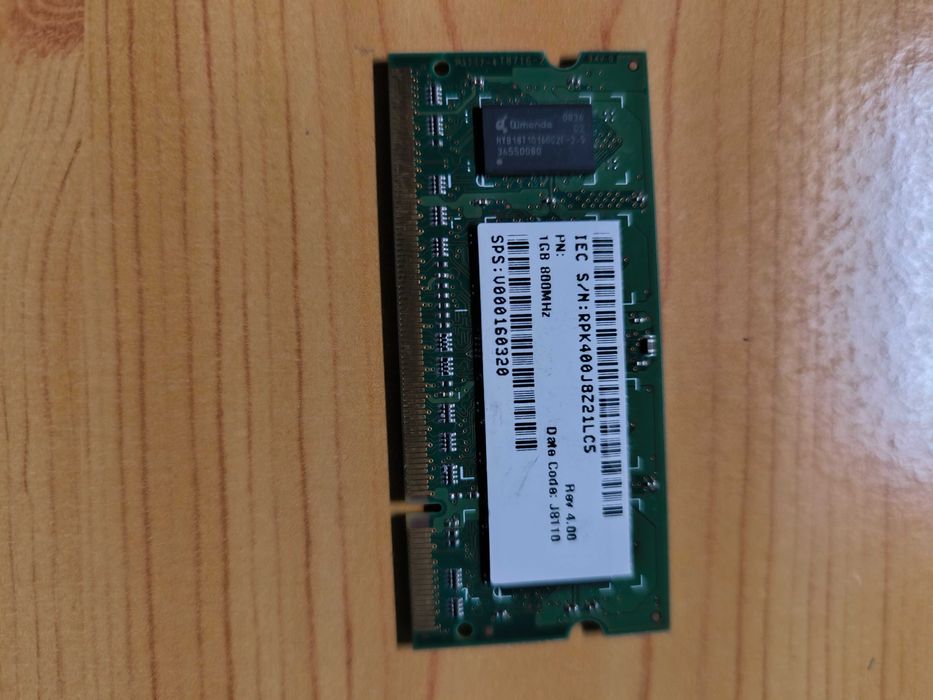 Memoria Portatil  PC6400 / DDR2 66664343244645634121