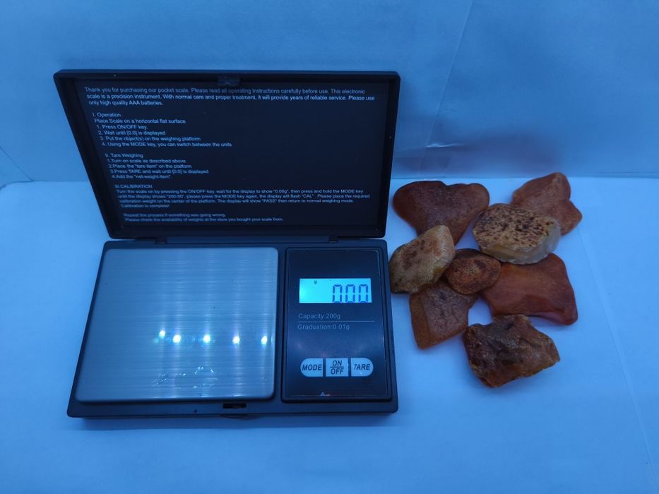 Bursztyn Surowy Bałtycki