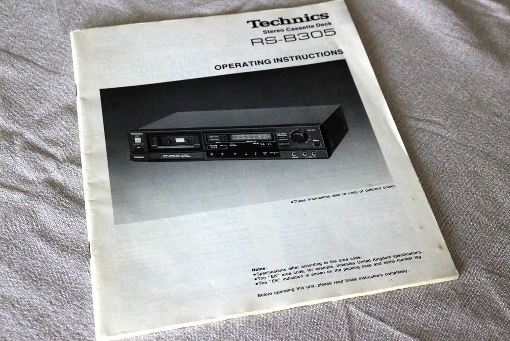 Technics Stereo Cassette Deck RS-B30564586163177987124
