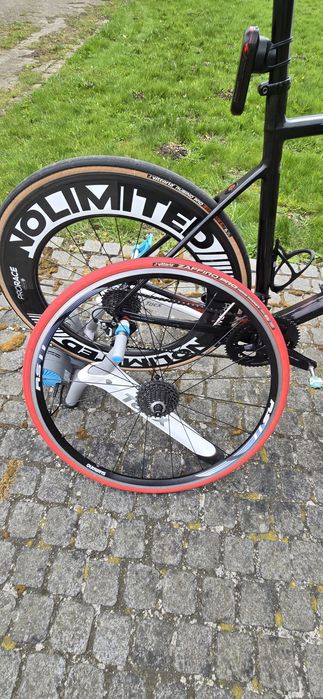Koga Kimera  ful karbon  rozmiar 56 cm plus  trenarzer i Garminy