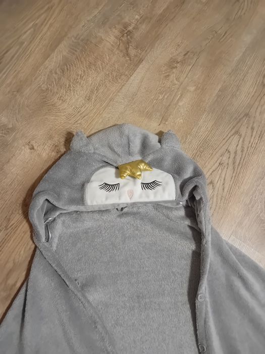 Koc z kapturem 120x170