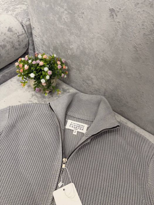 Кофта Maison Margiela сіра светр S, M, L, XL | В’язана кофта | Якість 1в1 | Бірки та брендове пакування | ДЕШЕВО