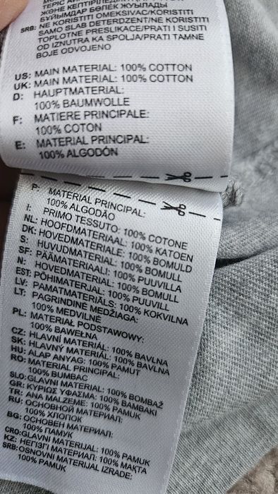 Bawełniany męski t-shirt Adidas rozm. S/M