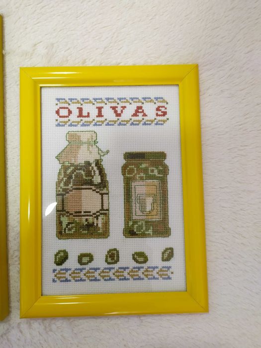 Kitchen Picture OLIVAS (Cross-Stitch) - Negotiable