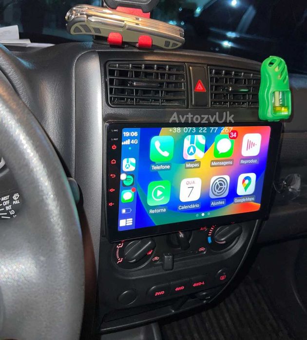 Магнитола JIMNY Suzuki CELERIO GPS DVD TV USB 2 дин CarPlay Android 15