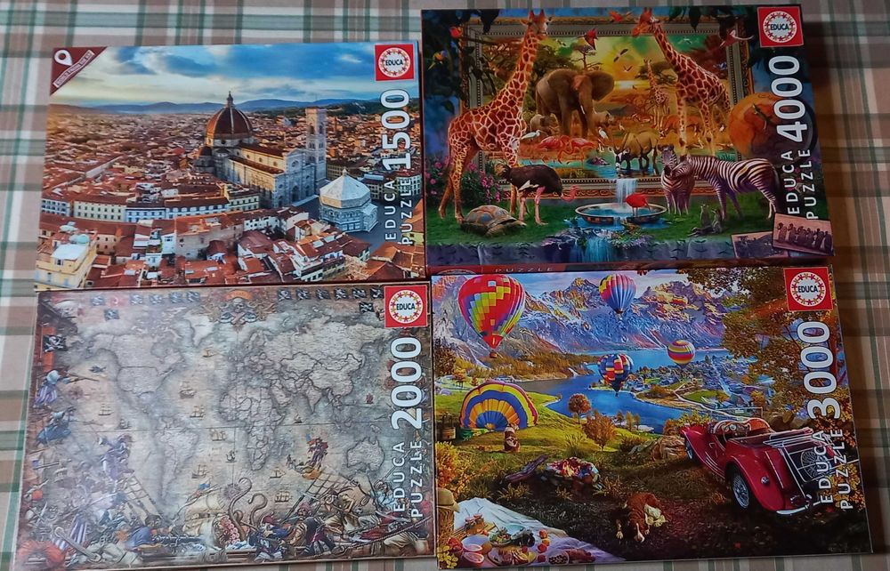 Puzzles Bluebird, Educa, Eurographics, Castorland