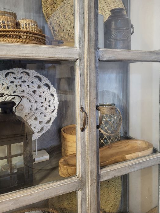 armario,  estante, vitrine, indiano, oriental,  decoração, rustico
