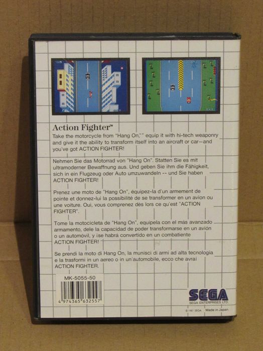Jogo Sega Master System Action Fighter #2 completo