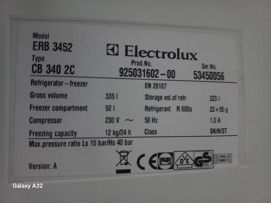 Lodówka używana Electrolux REZERWACJA