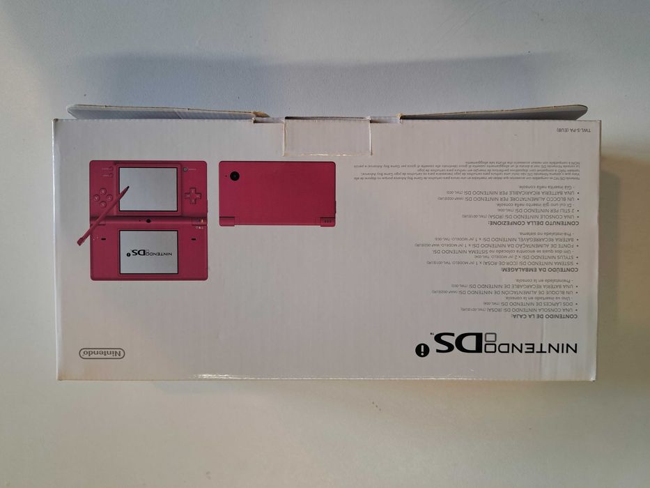 Consola Nintendo DSi (cor de rosa) com 6 jogos e acessórios