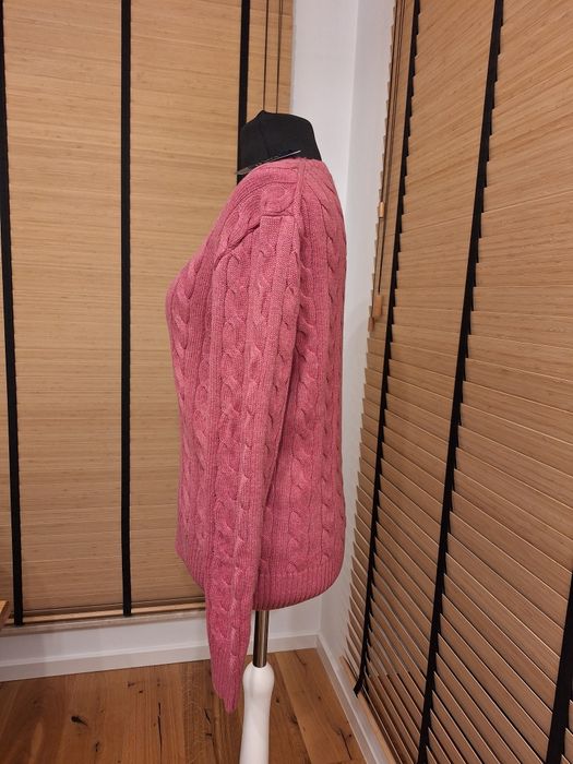 Ralph Lauren, męski sweter warkocz, r. S