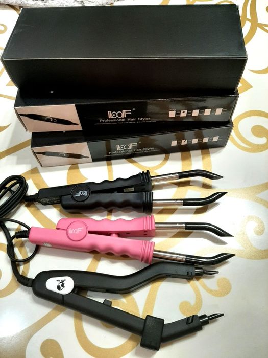 Щипцы для наращивания волос с регулятором