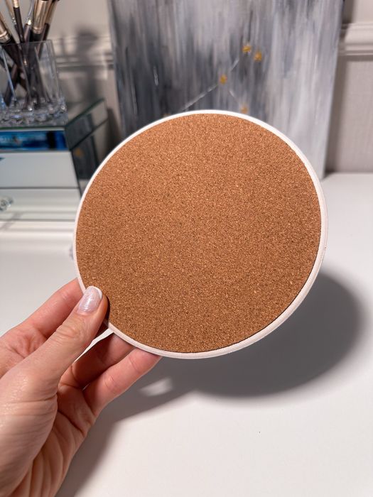 Podstawka ozdobna czarna jak marmur wzór nowa glamour