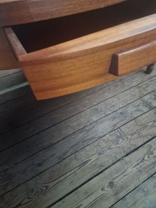 Stylowe Biurko konsola Teak