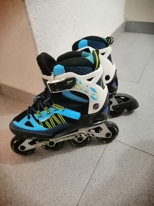 Patins em linha ajustável