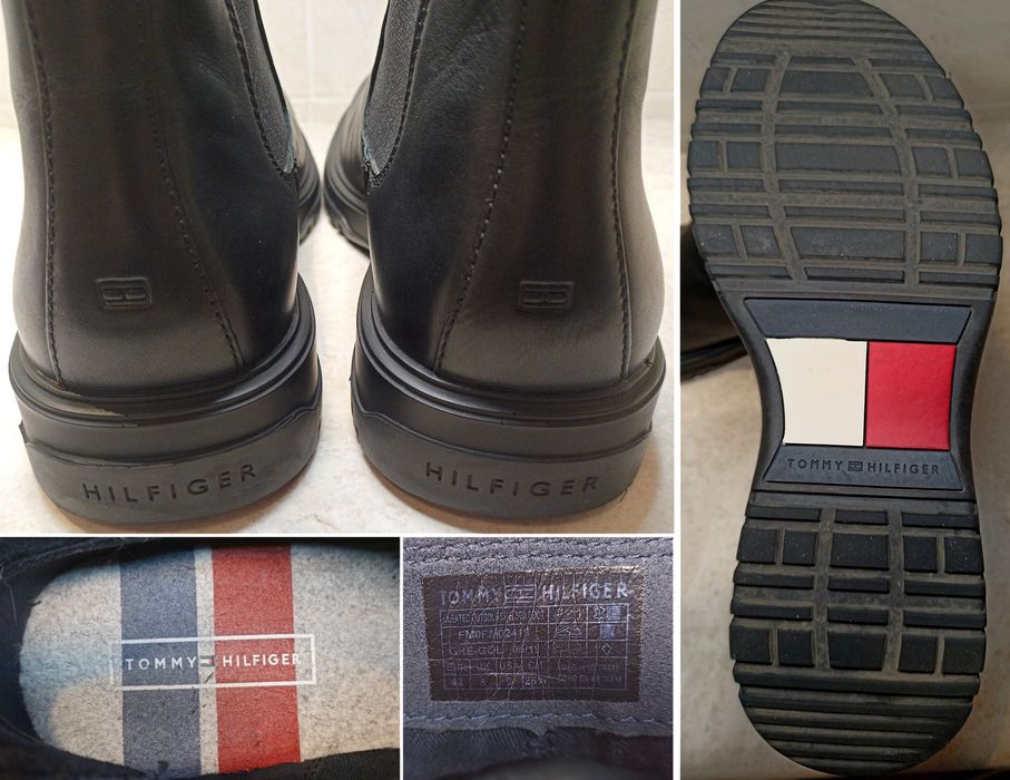 Ботинки Tommy Hilfiger челси, оригинал, кожа, демисезон