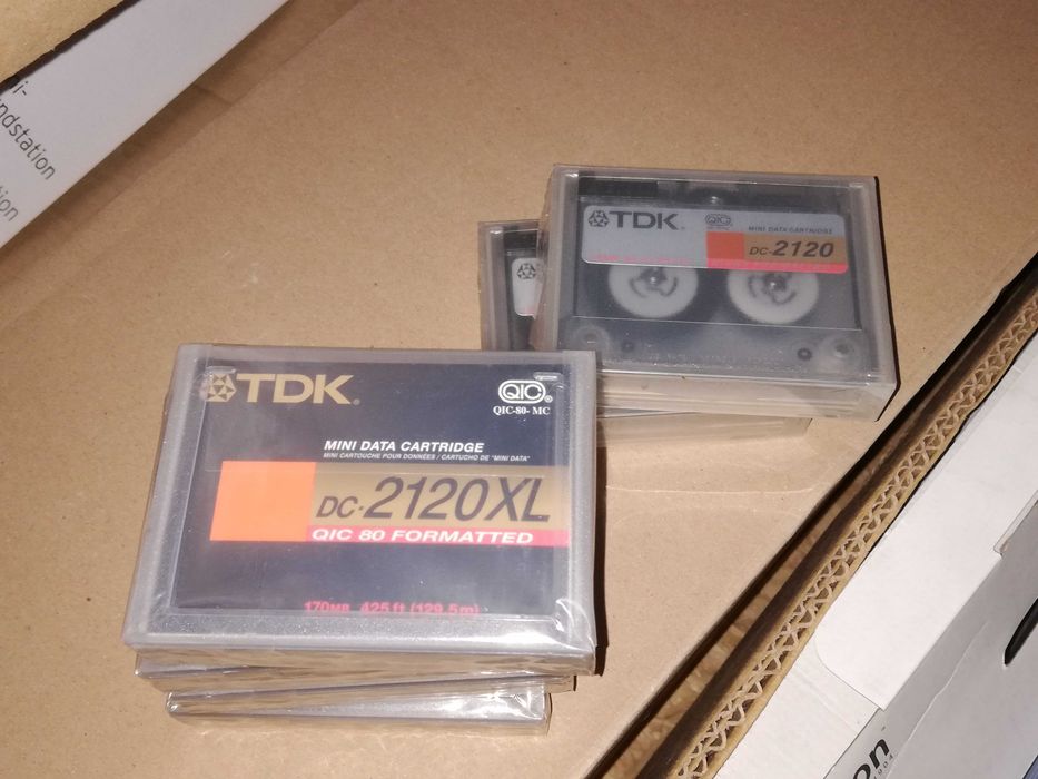 QIC 80 DC2120 xl DC2120 Kaseta taśma do napędu streamer TDK