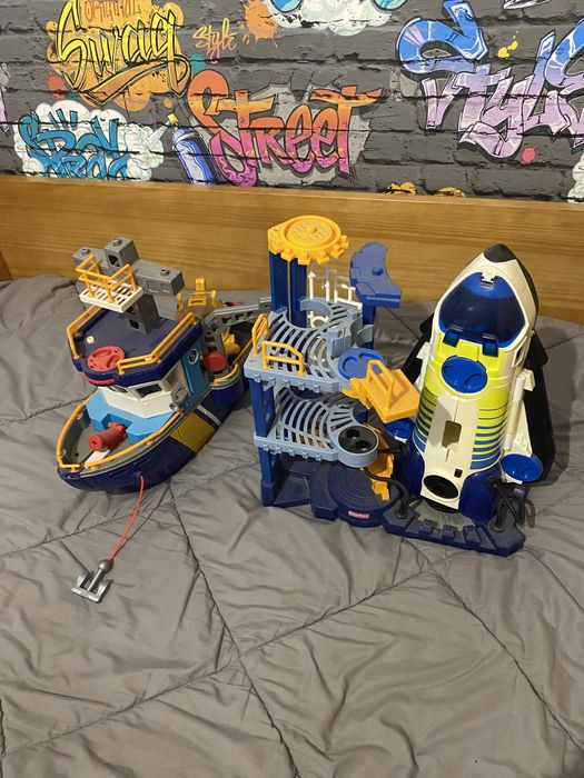 Navio e foguetão imaginext