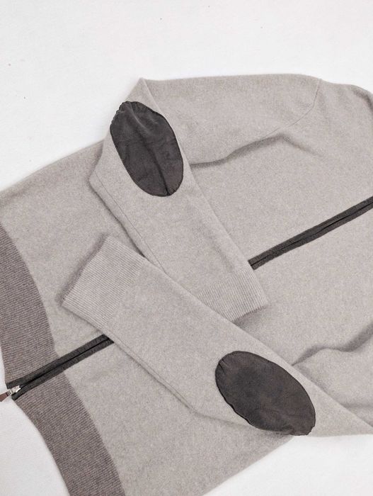 Gran Sasso beżowy sweter wełna kaszmir M