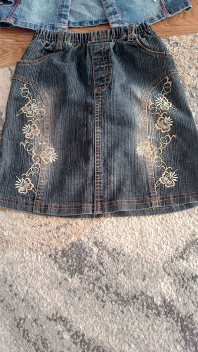 Komplet jeans rozmiar 122-128