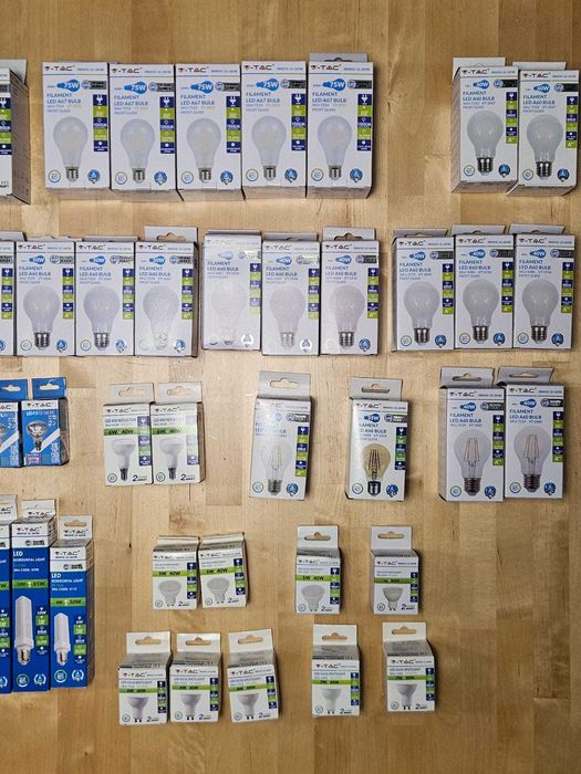Lâmpadas LED diversas VTAC – Stock Final de Loja Fechada