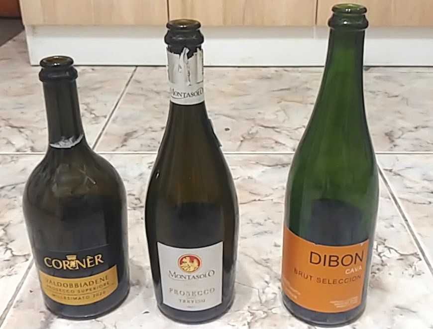 бутылка  стеклянная