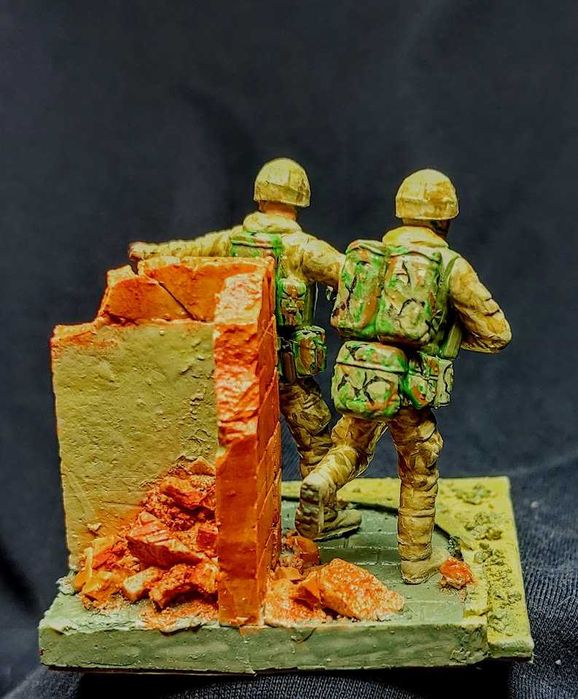 Мини-диорама "British Desert rats"