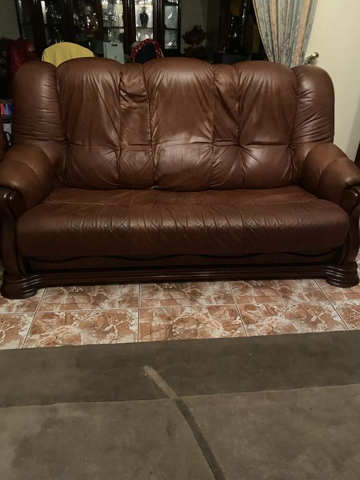 Sofás de pele verdadeira