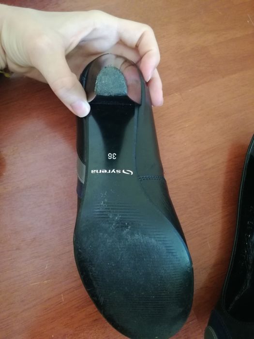 Buty skórzane syrena