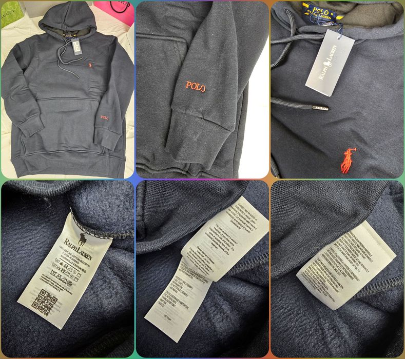 Bluza męska kaptur Lacoste maly znaczek Ralph Lauren karl