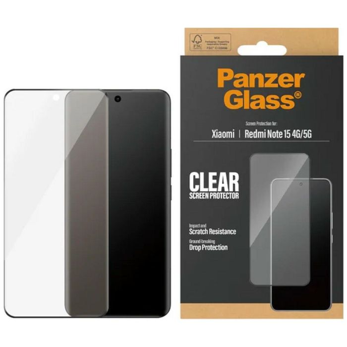 Szkło hartowane PanzerGlass SAFE Ultra-Wide Fit do Xiaomi Redmi Note 15 4G/5G