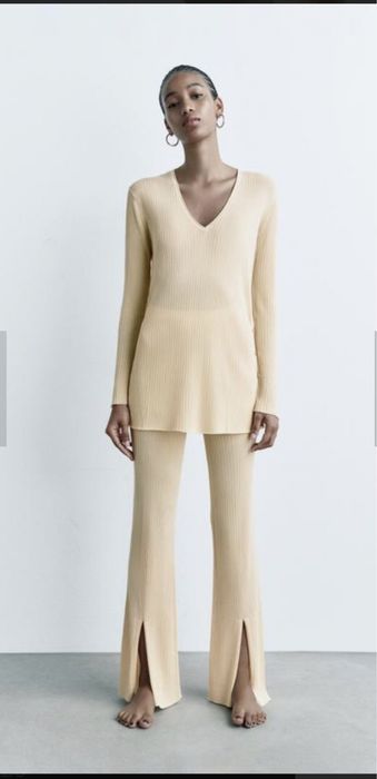 Костюм zara бежевий