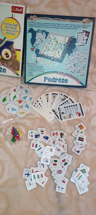 Gra Podróże Akcja Edukacja Trefl Gra edukacyjna