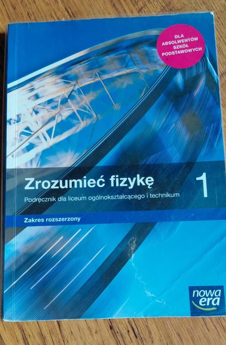 Zrozumieć fizykę 1-podręcznik dla liceum i technikum zakres rozszerzony