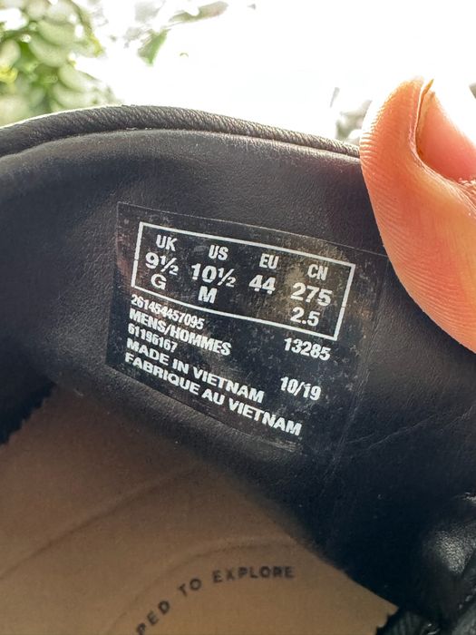 Кросівки шкіряні Clarks Un Tailor Gore Tex 44 розмір Е12360