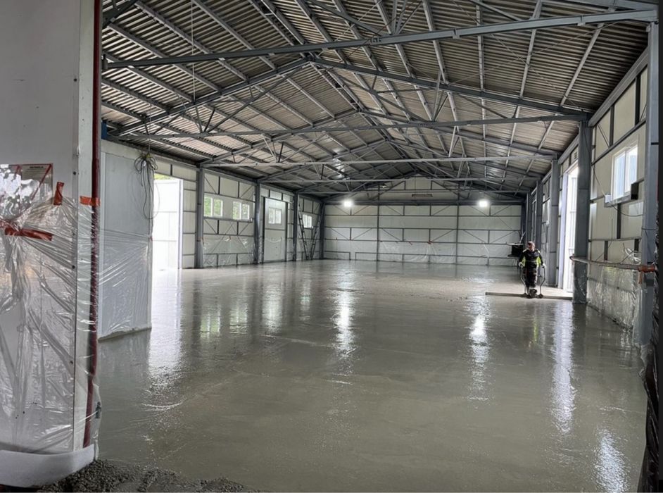 Posadzki przemysłowe, Wylewki Maszynowe