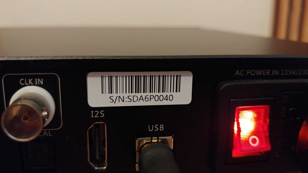 Przetwornik cyfrowo-analogowy Singxer SDA-6 PRO AKM AK4499EQ
