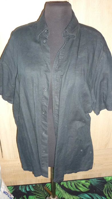 H & M - męska letnia lniana koszula  r; XL