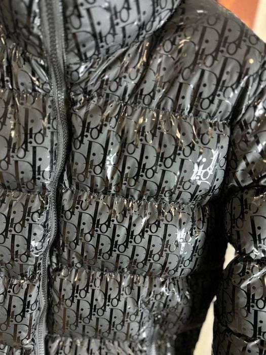 MEGA SALE -50% Мужская брендовая куртка черный пуховик Диор курточка