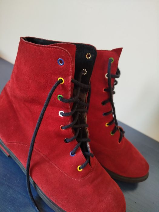 Damskie buty sznurowane za kostkę 37/23,5cm