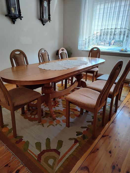 Stół dębowy rozkładany