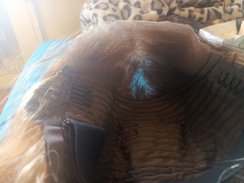 Peruka naturalne włosy bob ombre