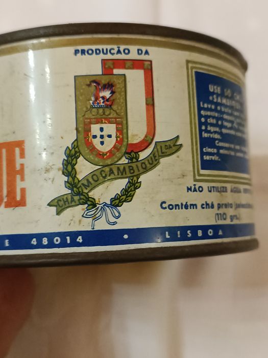 Lata chá sambique