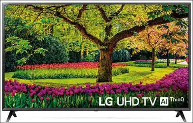 TV LG 55UK6200PLA – Smart TV 55" (Ecrã danificado), 60 €
