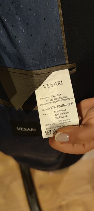 Garnitur Vesari Granatowy M